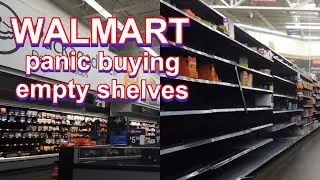 #Walmart Shopping #PanicBuying #Lockdown 2020
