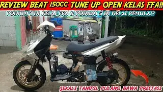 Review Beat Road Race 150cc Tune Up Open❗️Sekali Tampil Pulang Bawa Prestasi Podium 1 Di Kelas FFA