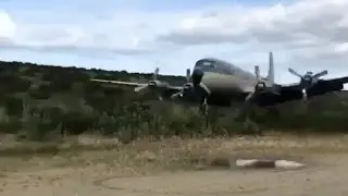 Plane Lands Before Runway And Crashes