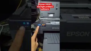 Epson L8050 L18050 Red light blink problem Software update reset #Epsonprinterreset
