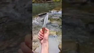 Recurve Full Tang Fixed Blade Knife 👀
