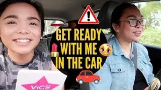 DOING MY MAKEUP INSIDE A MOVING CAR | Faith Miquiabas &hearts;