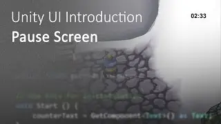 Creating a Pause Button with Unity UI / uGUI