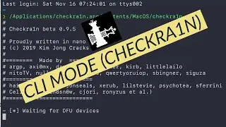 How to use checkra1n CLI mode Mac | Use CLI mode checkra1n | Use checkra1n CLI MacOS | EASY | 2021