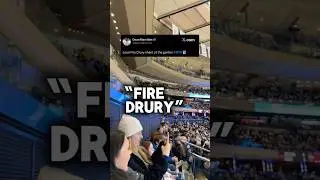 &ldquo;Fire Drury&rdquo; chants ERUPT from MSG last night 👀 #NYR #nyrangers #newyorkrangers #shorts