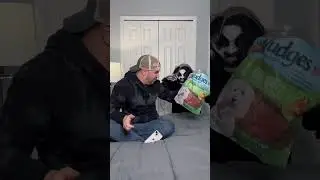 Monster gave me dog treats 🤮👻 #shorts