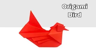 Origami bird  !! Paper bird  !! Origami bird easy step by step 