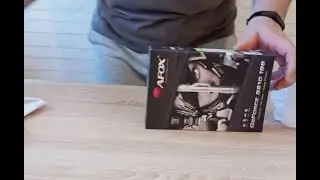 Распаковка AFOX PCI-Ex GeForce G210 1GB DDR2 (64bit) (589/404) (DVI, VGA, HDMI) из Rozetka