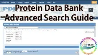 Protein Data Bank Advanced Search Guide