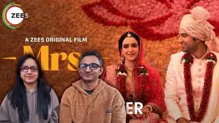 Mrs. Official Trailer Reaction | Sanya Malhotra, Nishant Dahiya | A ZEE5 Original Film | 7th Feb