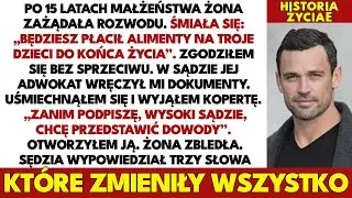 Żona zażądała alimentów na troje dzieci. W sądzie otworzyłem kopertę — zbledła
