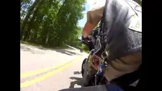 Tail of the Dragon at Deals Gap with 318 curves in 11 miles