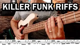 PLAY 2 SUPER FUNK RIFFS (Slap Bass Lesson)