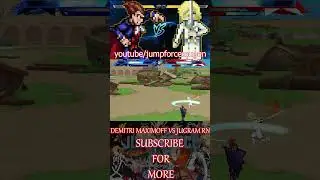 DEMITRI MAXIMOFF VS JUGRAM RN #androidmugen #cartooncharacter #naruto