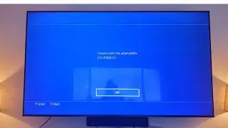 How to fix your ps4 getting an error code when you open a game or app