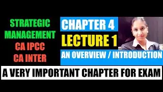 CA IPCC CH 4 | CA INTER CH 4 |CORPORATE STARETEGY | overview | intro to Start ch | #MANISHAGARGNOTES