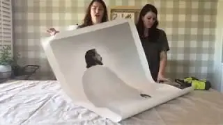 Framing a canvas is so easy! Watch the step-by-step in less than 20 mins!