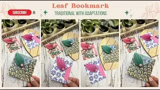 Origami Maniacs 564: Leaf Bookmark (2 Variations) #origami #papercrafts