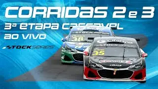STOCK SERIES AO VIVO 2023 | ETAPA 3 | CASCAVEL - CORRIDAS 2 e 3
