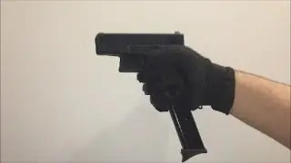 Демонстрация стрельбы из страйкбольного G26! Полностью автоматический Baby Glock