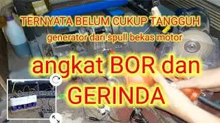 KATANYA PERCUMA , Generator dari spull bekas motor 