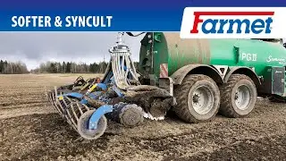 Дисковый лущильник Farmet Softer 5 NS & Машина для внесения жидких органических удобрений SynCult