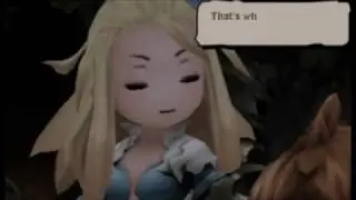 Bravely Second Cutscene Edea saves Yew