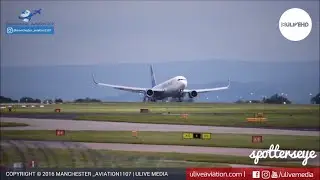 Thomas Cook Boeing 767 Landing MANCHESTER (MAN) [HD]