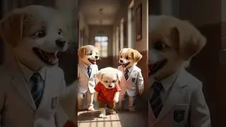 School books become problem for poor puppy so kind teacher help him😭 #poorpuppy #emotionalstory 💔