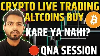 🚨CRYPTO LIVE TRADING : BITCOIN & ETHEREUM CRASH MARKET TOP? | ALTCOINS UPDATE & CHARTS ANALYSIS!