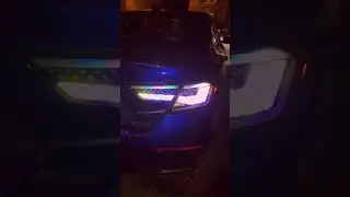 🌠A taillight RGB animation demo. Honda accord 2018-22 RGB Taillights  #ttabc #automobile #accord