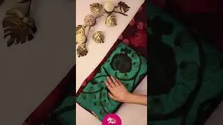 Kalamkari in Kanchi Silk Saree | AADI SALE 2022 - ANYA | #shorts