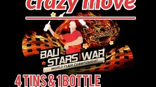 stars war bali world flair championship 2019/ crazy move 4 shaker 1 bottle