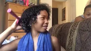 My First time using Cantu products😱😳⁉️