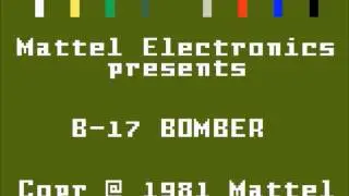 B17 Bomber - Introduction Screen (Intellivision)