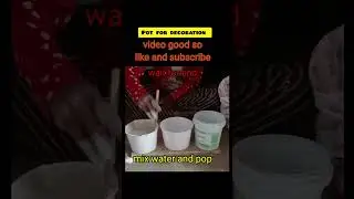 make a pot. home made pop pot. home decoration crafts. #viral #shorts