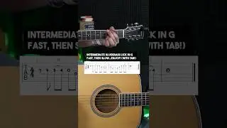 Intermediate Bluegrass Lick in G (With Tab)