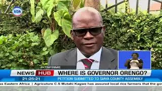Questions arise in Siaya county following prolonged absence of governor James Orengo from politics