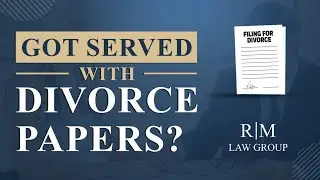 What to do when served with divorce papers? #familylaw #familylawyer #divorce