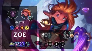 Zoe Bot vs Caitlyn - EUW Master Patch 11.23