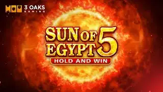 3 Oaks Gaming ignites the sands with Sun of Egypt 5: Hold and Win
