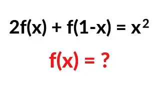 Find The Value of f(x) - Functional Equation
