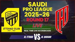 Al Ittihad vs Al Qadsiah Live Scores | 2025-26 Saudi Pro League - Round 17