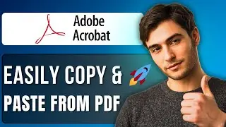How to Copy and Paste From a PDF Using Adobe Acrobat Pro | Step-by-Step Guide 🖱️📄