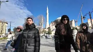 istanbul Sultahahmet meydanı cami ayasofya cami seyyar satıcılar insanlar kalabalıklar alman çeşmesi