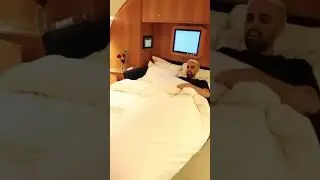 MO VLOG SLEEP IN THE BIGEST PRIVATE JET#shorts #movlogs #happy #chill #dubai #crazy #funny #rich