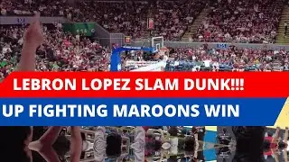 Lebron Lopez 2-Handed Jam in His UAAP Debut