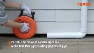 VEVOR Pipe Blockage Detector Locators: Find Clogs in PVC & Metal Pipes Easily!