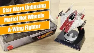 Hot Wheels Starships Select A-Wing Fighter - Star Wars Unboxing