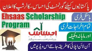 Ehsaas Scholarship Program 2021 | Ehsaas Undergraduate Scholarship |  Ehsaas Online Apply